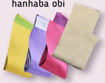 Yukata Obi for women / half-width obi