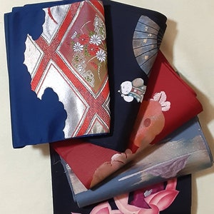 Nagoya obi (名古屋帯) / five different styles