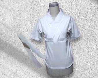 Conjunto de camiseta juban y eri shin / ropa interior femenina para kimono o yukata japonesa