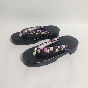 japanese traditional style kimono sandals for women / geta sandals, zori sandals / japanese M-size