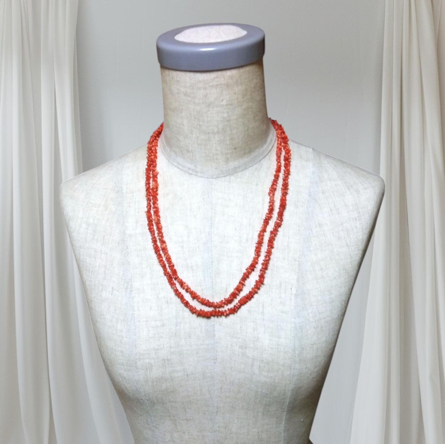 Vintage coral necklace - Etsy 日本