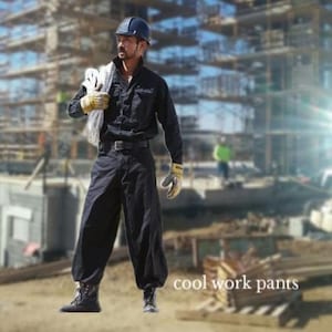 Japanese work pants, Nikka Pokka / ninja pants, Spiderman's pants image 9