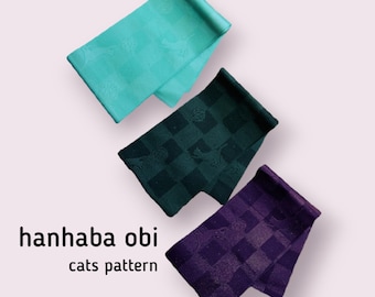 hanhaba obi / motif chats