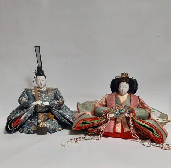 Set of Five Hina Dolls / Prince, Princess, and Three Court Ladies