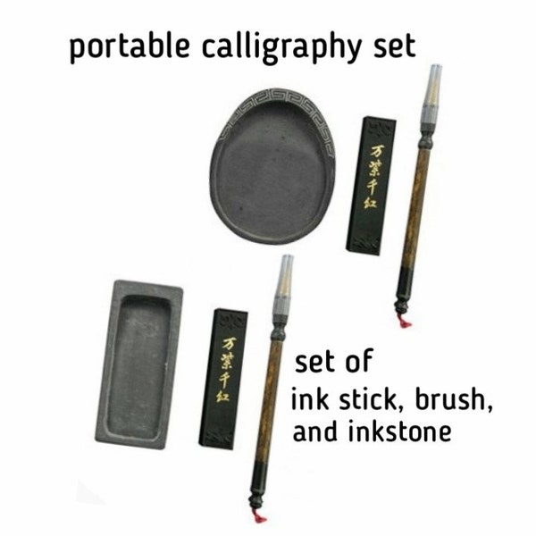 portable calligraphy set / made in Japan