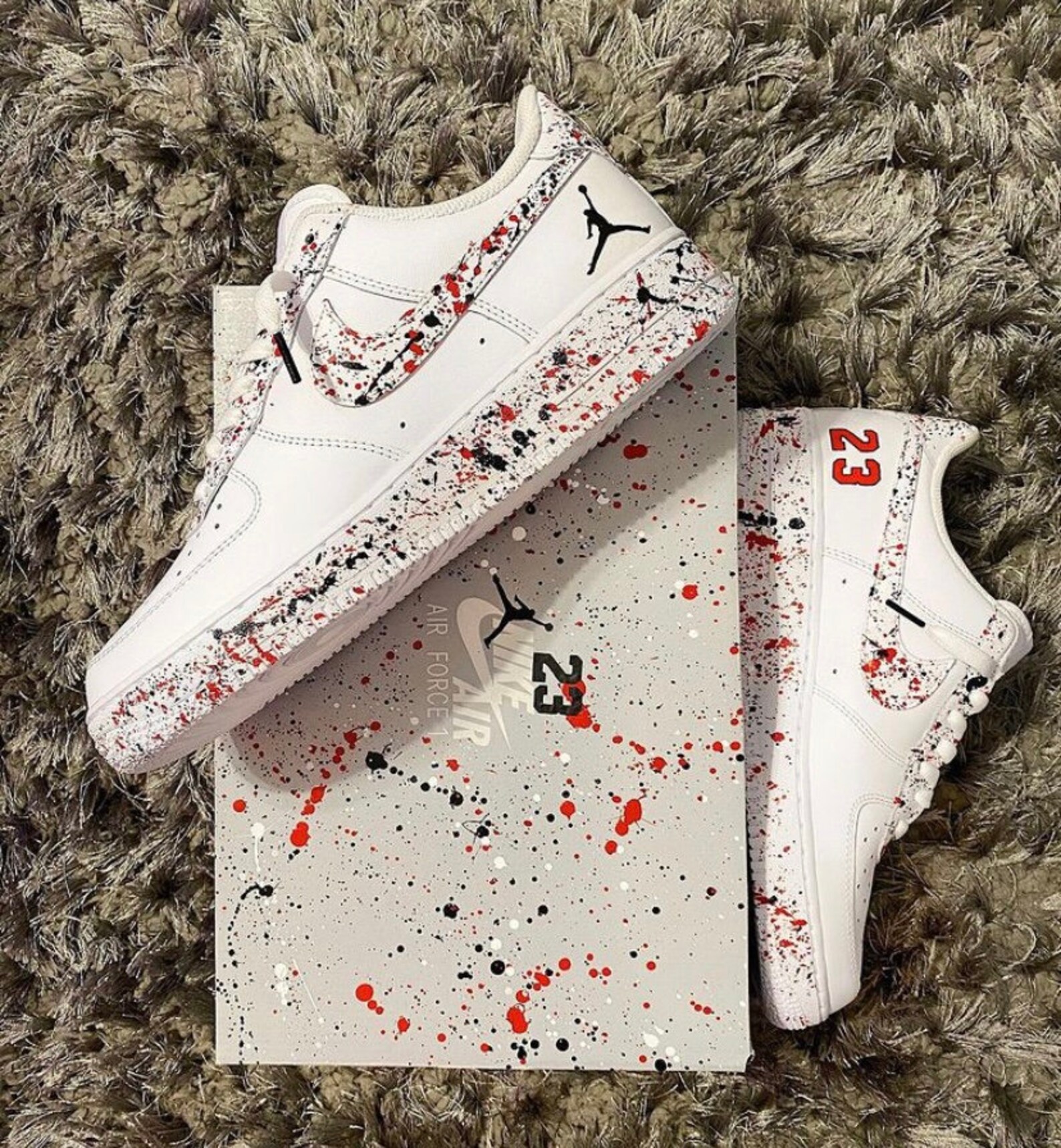 chicago bulls custom air force 1