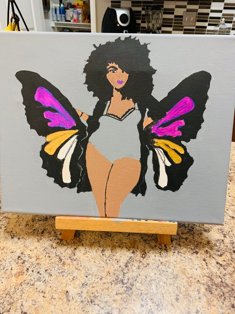 PreDrawn Canvas Kits Etsy