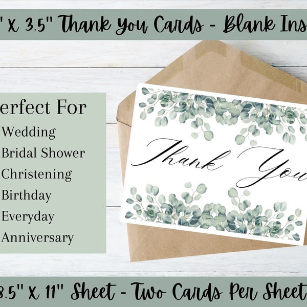 Express Gratitude Instantly! Printable Thank You Card Elegant Floral Bridesmaid Card, Wedding Thank You Card,Showers, Special Thank You Card