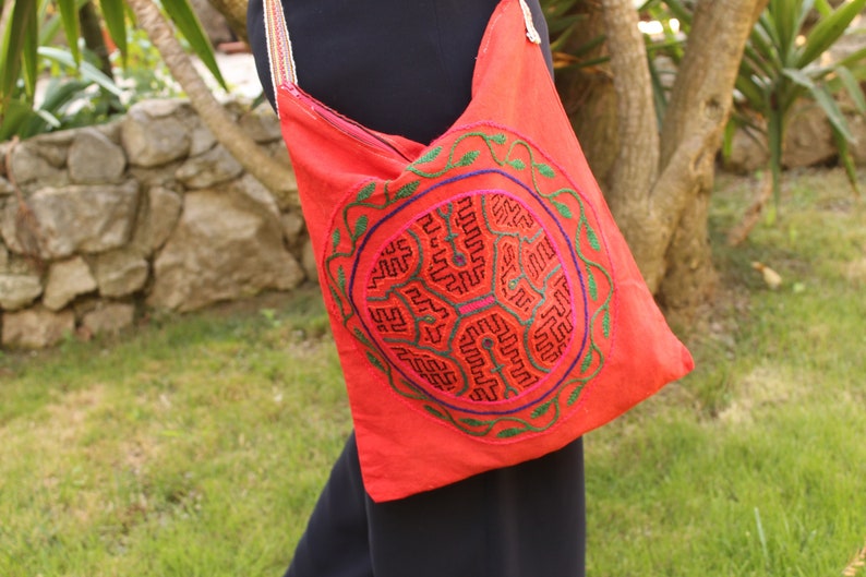 Bag Canvas Shipibo konibo Ayahuasca ayahuaska ceremonial traditional