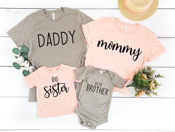 Family Matching Shirts  Coordinating Shirts For Mom Dad Big