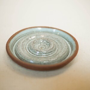 Handmade ceramic round soap dish image 4