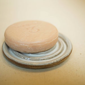Handmade ceramic round soap dish image 7