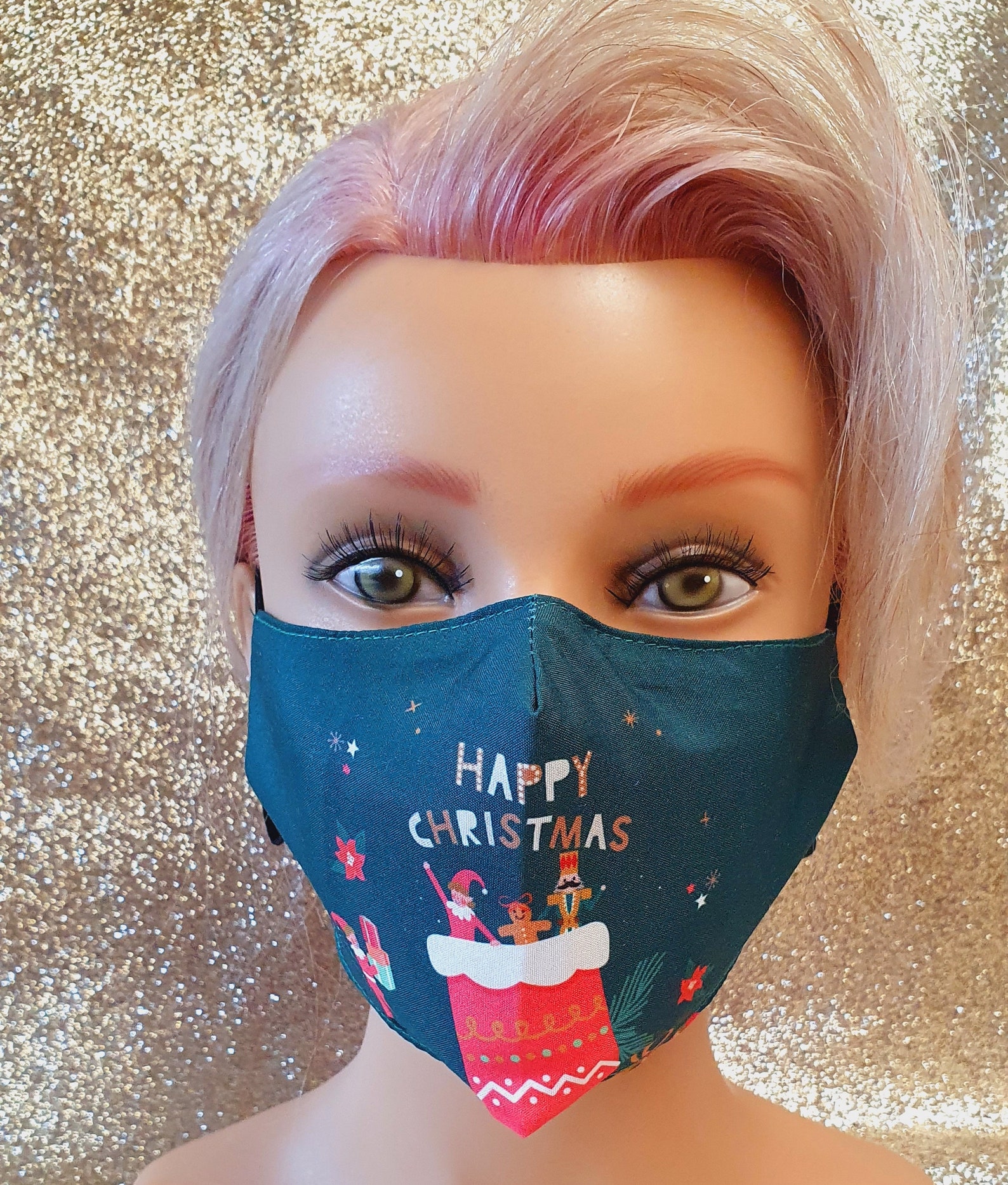 Poppy. Cotton Face Mask. Poppy Face Mask with Pocket for Etsy