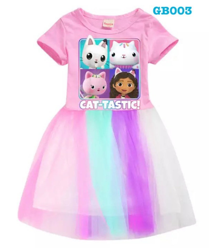 Gabbys Dollhouse Dress Girl Dress Gabbys Dollhouse Outfit Etsy Canada