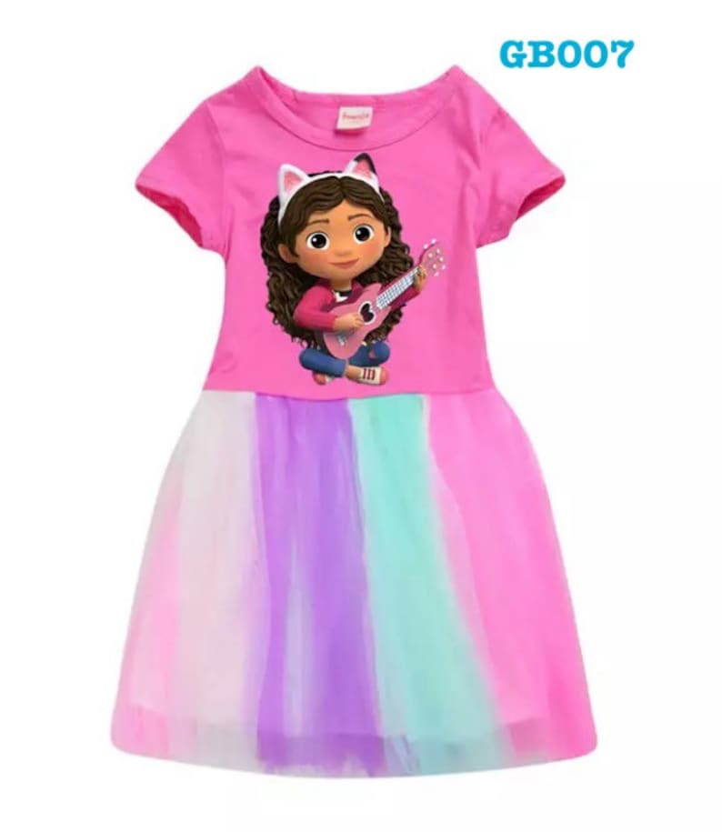 Gabbys Dollhouse Dress Girl Dress Gabbys Dollhouse Outfit Etsy Canada