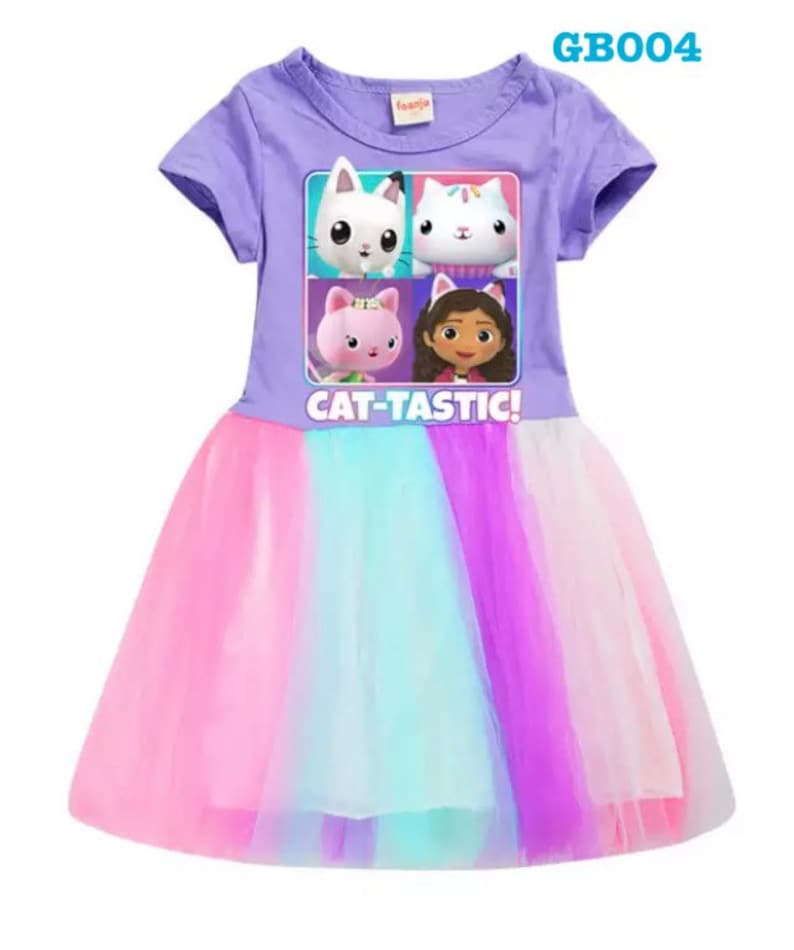 Gabbys Dollhouse Dress Girl Dress Gabbys Dollhouse Outfit Etsy Canada