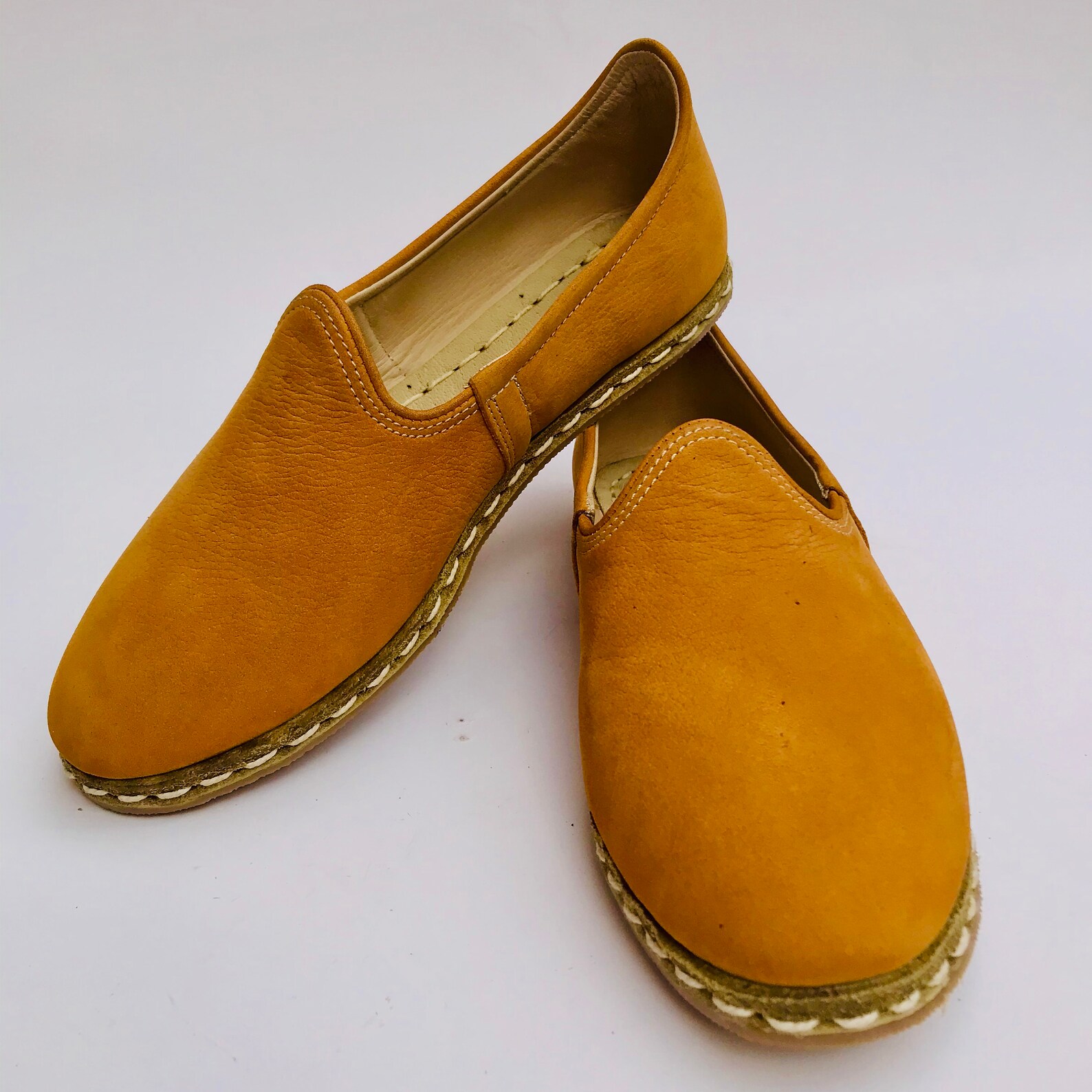 Handmade Camel Leather Shoes Turkish Yemeni shoes leather Etsy