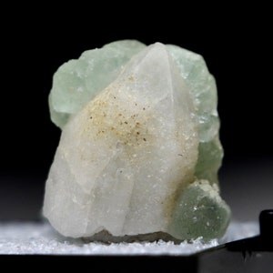 Arizona Fluorite on Quartz Crystal | Natural Fluorite Crystal Fluorite Gemstone Raw Fluorite Mineral Chinese Fluorite Mineral Specimen
