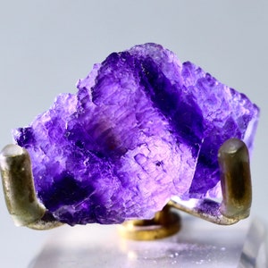Purple Italian Etched Fluorite | Natural Fluorite Crystal Fluorite Gemstone Raw Fluorite Fluorite Healing Crystal Mineral Specimen