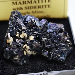 Marmacite with Siderite | Mineral Specimen Rocks and Minerals Mineral Collecting Rare Minerals Crystal and Mineral Fine Mineral