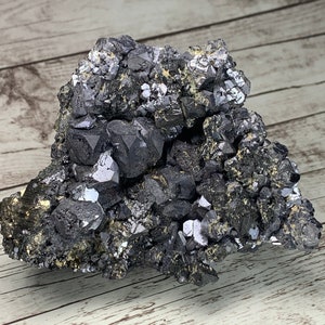 Bulgarian Galena with Pyrite | Mineral Specimen Rocks and Minerals Mineral Collecting Rare Minerals Crystal and Mineral Fine Mineral