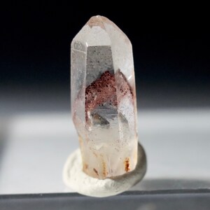 Hematite Phantom Quartz | Quartz point, Phantom Quartz Natural Quartz Elestial Quartz Jewelry Wire Wrap Mineral Specimen