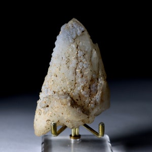 Botryoidal Blue Chalcedony on Quartz