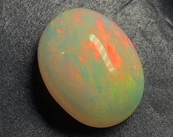 Natural Ethiopian Opal Cabochon | Natural Opal Welo Opal Gemstone for Opal Jewelry Opal Necklace Multi Fire Opal Black Opal Rainbow Opal