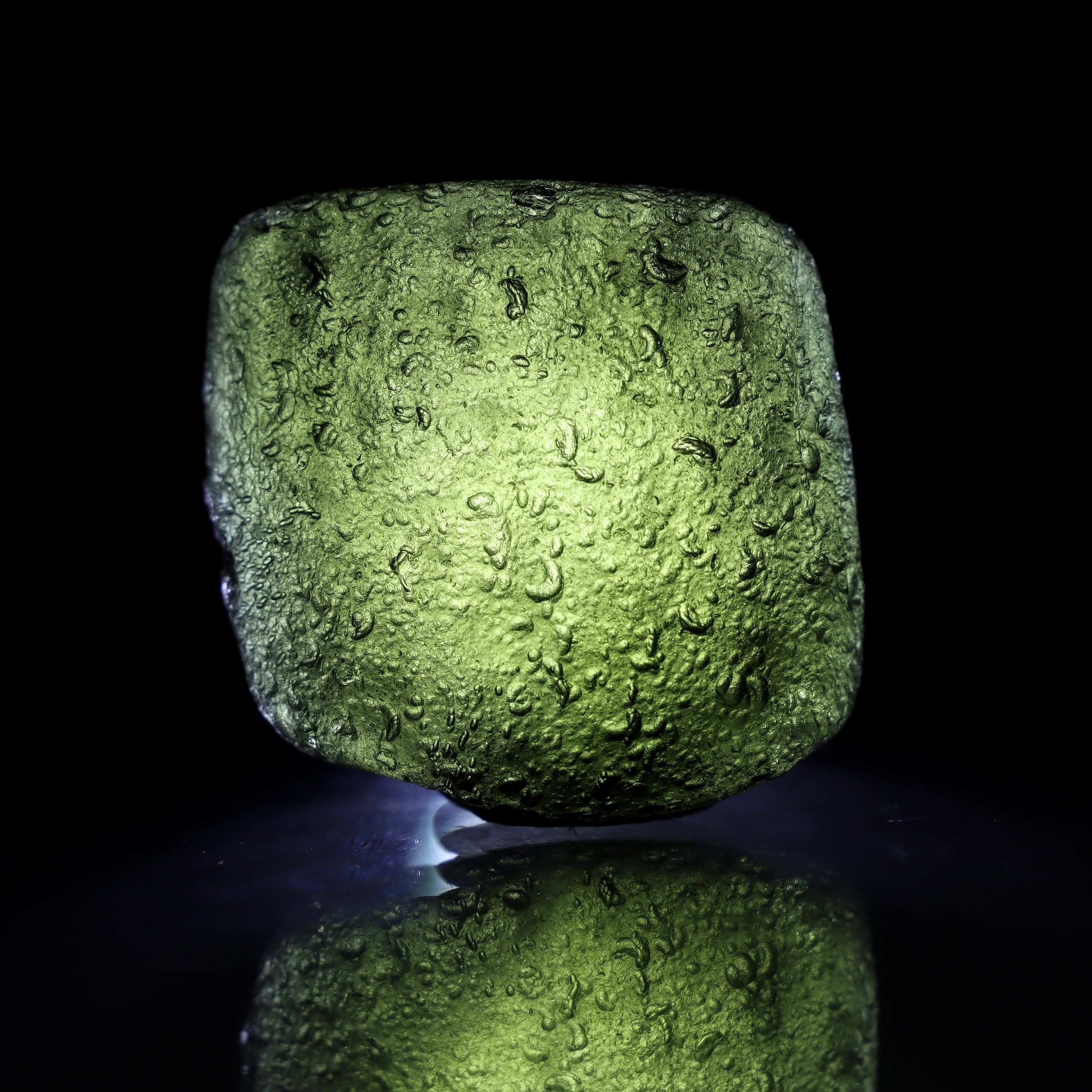 High Grade Moldavite | Czech Moldavite Genuine Moldavite Crystal Rough Moldavite Raw Moldavite Rare Mineral Specimen Healing Crystal