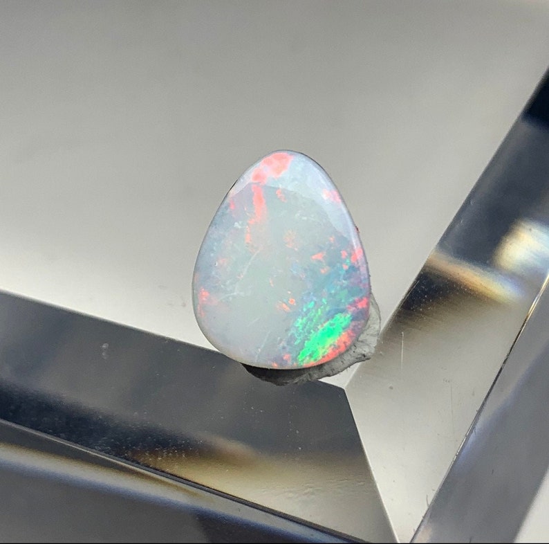 Lightening Ridge Australian Black Opal Doublet Cabochon - Etsy