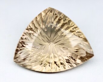 Fantasy Cut Citrine Gem Handcarved Gemstone | Faceted Ametrine Gemstone Natural Ametrine Loose Gemstone