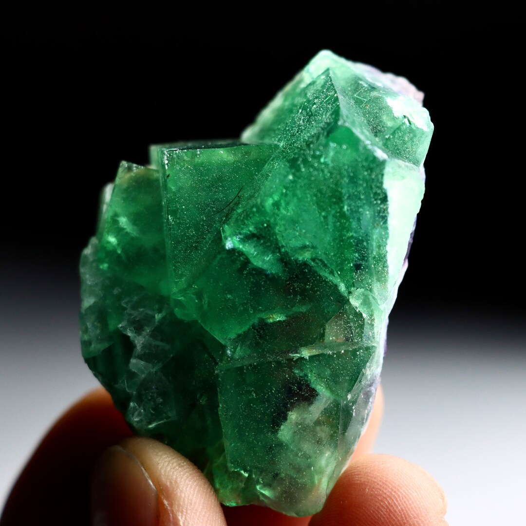 Green & Purple Phantom Fluorite | Chinese Fluorite Cubic Fluorite ...