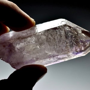 Skeletal Enhydro Phantom Brandberg Amethyst Crystal | Amethyst point Phantom Amethyst Elestial Amethyst Amethyst Jewelry Mineral Specimen