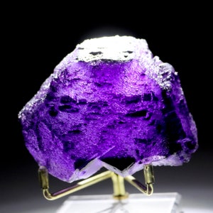 Italian Etched Octahedral Fluorite | Natural Fluorite Crystal Fluorite Gemstone Raw Fluorite Fluorite Healing Crystal Mineral Specimen