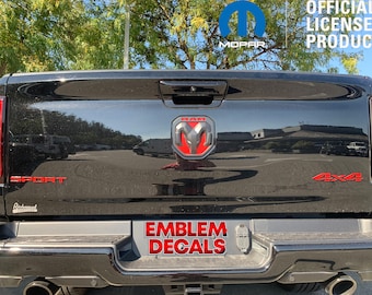 Ram 1500 DT SPORT Tailgate COMBO Decal Overlay Decal 2019 2020 2021 2022 2023 2024
