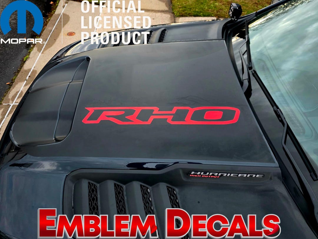 Ram 1500 RHO Hood Decal Inner Letter Inserts Overlay 2025 2026 - Etsy