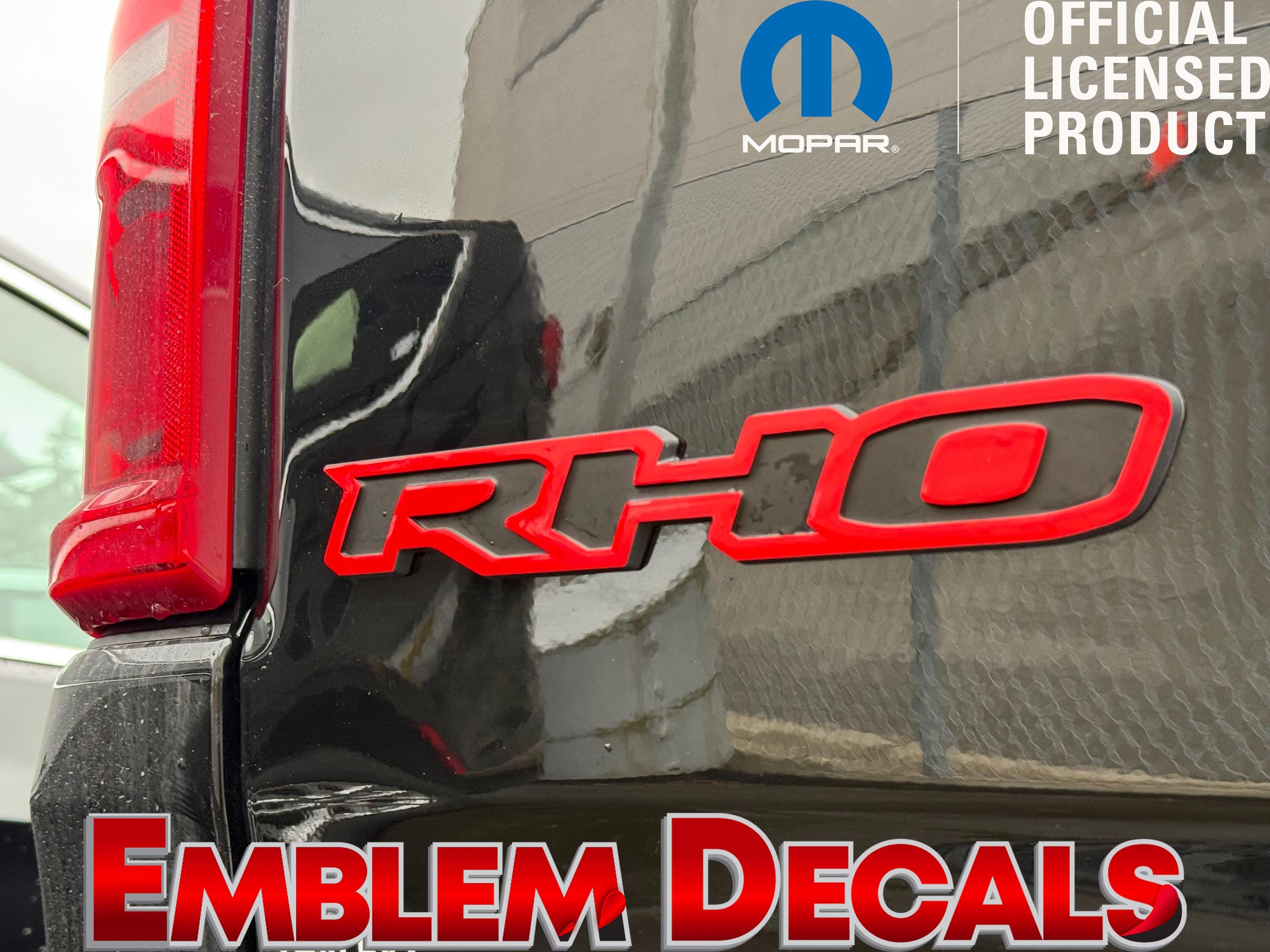 2025 2026 RAM RHO Tailgate Emblem Decal Inlay and Overlay - Etsy