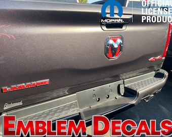 Ram 2500 LARAMIE Tailgate COMBO Decal Overlay Decal 2019 2020 2021 2022 2023 2024