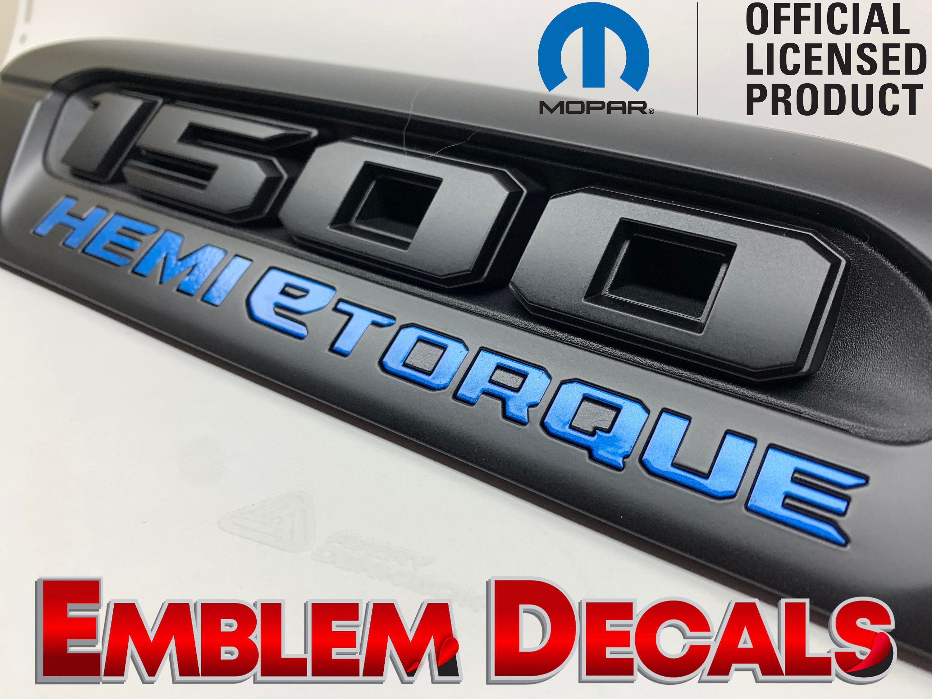 Hemi Etorque Hood Emblem Dodge RAM 1500 Rebel 2019-2024 Hood Decal