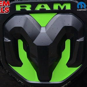 RAM 1500 DT Tailgate Head Emblem Decals 2019 2020 2021 2022 2023 2024 image 3