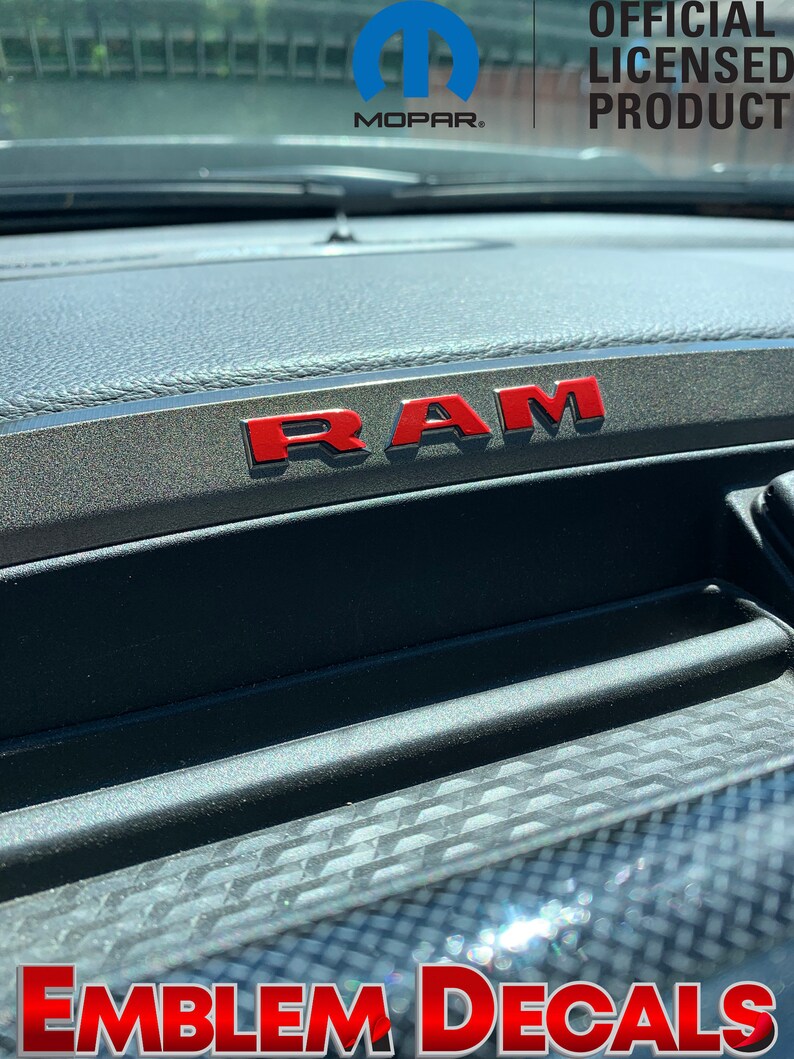 RAM 1500 RHO Upper Radio Bezel Console Decals 2025 2026 - Etsy