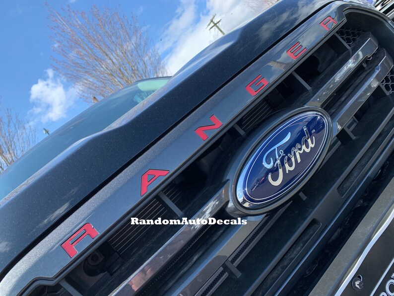 Ford Ranger GRILL Emblem Insert Decals 2019 2020 2021 2022 Etsy