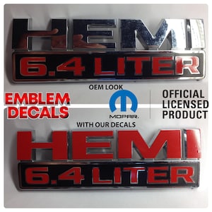 Mopar Performance Decal Emblem – OEM Genuine Black/Chrome/Blue Badge For Jeep, Dodge, Chrysler (2000-2017)