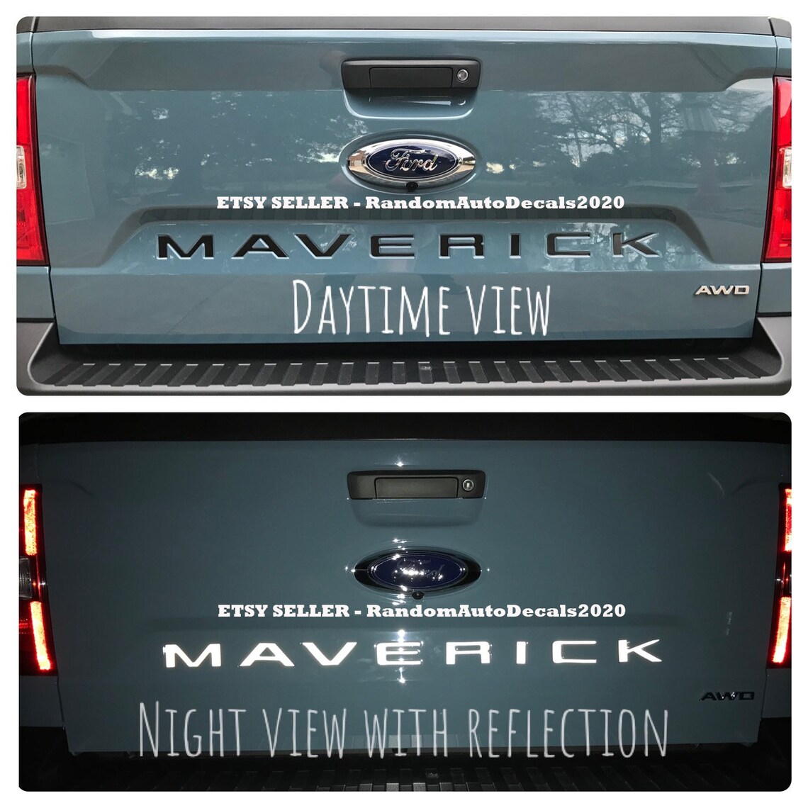 Ford Maverick Tailgate Decals 2022 2023 Truck Etsy