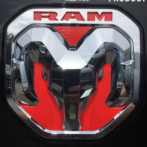 2025 RAM 1500 CLASSIC/WARLOCK Tailgate Head Emblem Decals