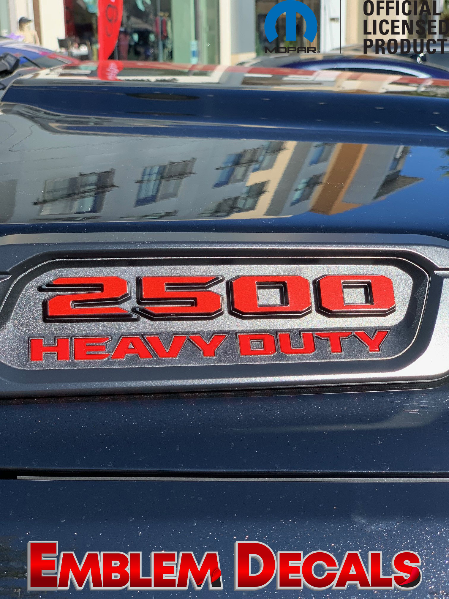 RAM 2500 Hood Emblems Overlay Decal 2025 2026
