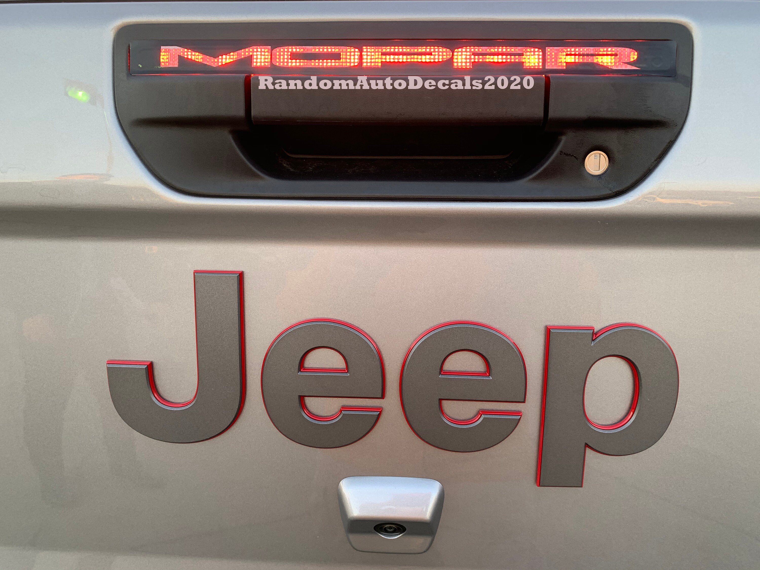 Fits Jeep Gladiator JT 3rd Brake Light Decal 2019 2020 2021 Etsy