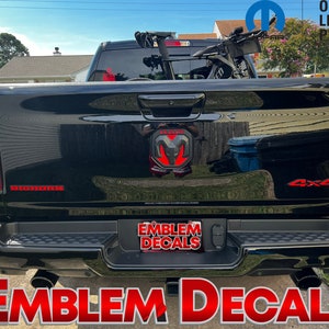 Ram 1500 DT BIGHORN Tailgate Combo Decal Overlay Decal 2019 2020 2021 2022 2023 2024