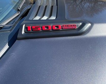Vinyl Hood Overlay Decal For RAM 1500 DT (2021-2024) – HEMI ETORQUE Emblem