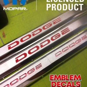 Ram 1500 DOOR SILL PLATE Decals 02 03 04 05 06 07 08 09 2010 2500 3500